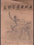 Lucerna - časopis z roku 1938 číslo 1. - náhled