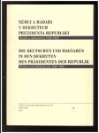 Němci a maďaři v dekretech prezidenta republiky - náhled