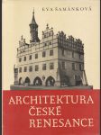 Architektura české renesance - náhled