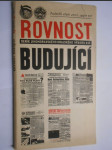 Rovnost budující - 1945-1971 - Výběr prvních stran Rovnosti - náhled