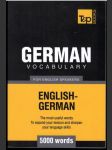 German vocabulary English-German - náhled