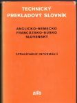 Technický prekladový slovník - spracovanie informácií - náhled