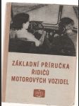 Základní příručka řidičů motorových vozidel - náhled