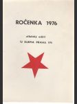 Ročenka 1976 atletický oddíl TJ Slavia Praha IPS - náhled