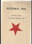 Ročenka 1975 atletický oddíl TJ Slavia Praha IPS - náhled