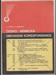 Česko - německá obchodní korespondence - náhled