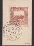 Výstava poštovních známek Jindřichův Hradec 1925 - náhled