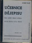 Učebnice dějepisu pro nižší tříd středních škol III. - náhled