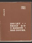 100 let školy v Ronově nad Doubr. - náhled