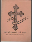 První pastýřský list ndp. biskupa Litoměřického - náhled