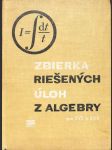 Zbierka riešených úloh z algebry - náhled