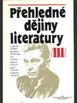 Přehledné dějiny literatury iii. - náhled