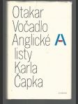 Anglické listy Karla Čapka - náhled