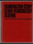 Francouzsko-český česko-francouzský slovník část česko- francouzská - náhled