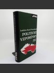 Politické vzpomínky III. - Ladislav Karel Feierabend - náhled