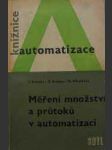 Měření množství a průtoků v automatizaci - náhled