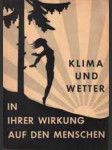 Klima und wetter in ihrer wirkung auf den menschen - náhled