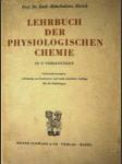 Lehrbuch der physiologischen chemie - náhled