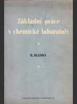 Základní práce v chemické laboratoři - náhled