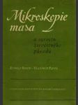 Mikroskopie masa a surovin živočišného původu - náhled