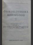 Československá morfologie - ročník i - 1953 - náhled