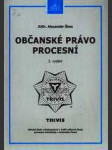 Občanské právo procesní - náhled