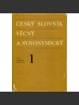 Český slovník věcný a synonymický I. - náhled