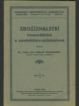 Zbožíznalství hospodářské a zemědělsko - průmyslové - náhled