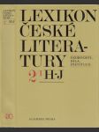 Lexikon české literatury 2 / I, II (H-J, K-L) - náhled