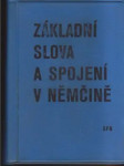 Základní slova a spojení v němčině (malý formát) - náhled