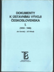 Dokumenty k ústavnímu vývoji československa i. (1918-1945) - náhled