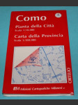 mapa Como Pianta della Citta - náhled