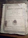 Kalendář hospodářský na přestupnj rok 1836 w kterémž mimo potřebné rubryky a powětrná oznámenj ec. následugjcý gednánj se obsahugj - náhled
