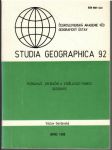 Studia geographica 92 - náhled