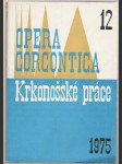 Opera Corcontica Krkonošské práce 12/1975 - náhled