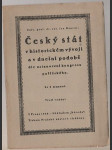 Český stát v historickém vývoji a v dnešní podobě dle ustanovení kongresu pařížského - náhled
