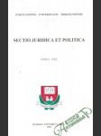 Sectio juridica et politica - náhled