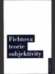 Fichtova teorie subjektivity - náhled