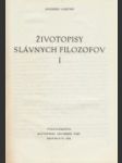 Životopisy slávnych filozofov I. - II. - náhled