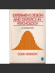 Experiment, Design and Statistics in Psychology (Psychologie) - náhled