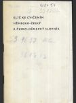Klíč ke cvičením německo - český a česko - německý slovník - náhled