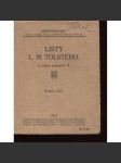 Listy L. N. Tolstého (Lev Tolstoj) - náhled