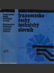 Francouzsko-český technický slovník - náhled