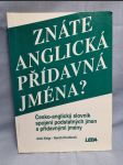 Znáte anglická přídavná jména? : Česko-anglický slovník spojení podstatných jmen s přídavnými jmény - náhled