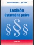 Lexikón ústavného práva - náhled