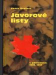 Javorové listy 1.päťročnica 1993-1997 - náhled
