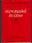 Slovanské štúdie VII - náhled