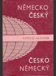 Německo -  český  česko - německý kapesní slovník - náhled
