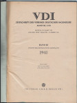 VDI - Zeitschrift des Vereines deutscher Ingenieure. Band 85 - 1941 - Ročník - časopis německých inženýrů - náhled