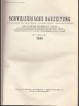 Schweizerische Bauzeitung - Wochenschrift fur Architektur - Ingenieurwesen - Maschinentechnik Revue Polytechnique Suisse - 68.Jahrgang  - náhled